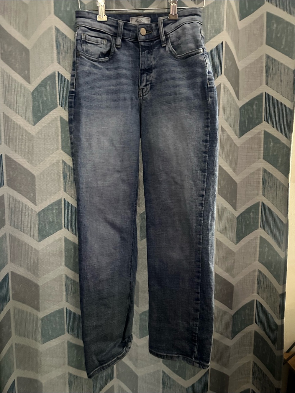 Kancan Signature Jeans High Rise Cropped Straight VBK2025A Size 23